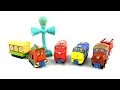 Веселые паровозики из Чаггингтона (игрушки) - Учим цифры - развивающий мультик 