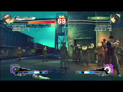 SSF4AE XBL - Smart Strike 6 (GUY) vs. inutoneko 572 (YA)
