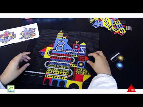 Djeco Milžiniška progresyvi dėlionė - Garbės ir draugai (9, 12, 15 det.) ( DJ07112 ) video