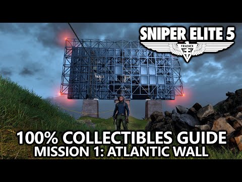 Sniper Elite 5 - 100% Collectibles Guide - Mission 1: Atlantic Wall