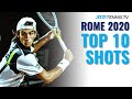 Top 10 Best Shots & Rallies! | Rome 2020
