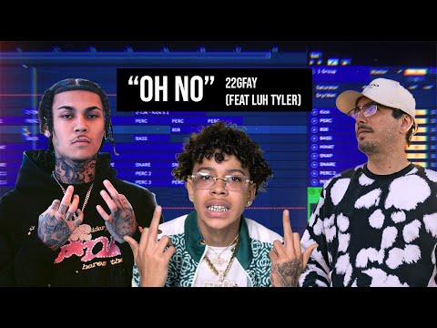 22gfay "Oh No" (feat. Luh Tyler) BEAT BREAKDOWN W/ Jakob John
