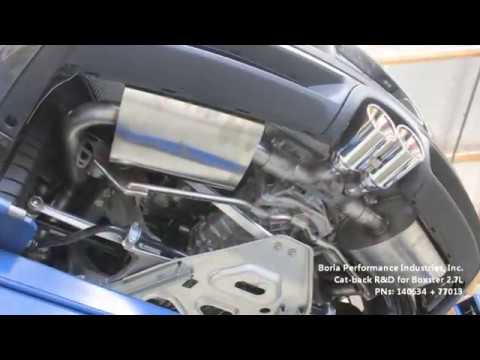 2013 Porsche Boxster Exhaust System Sounds - Borla S-Type - Catback