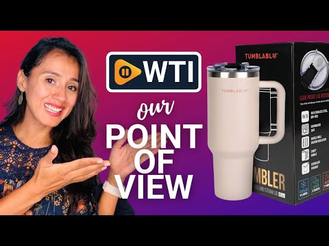 TUMBLABLE 40 oz Tumbler with Handle and Straw - Leakproof Tumbler Lid - Insulated Cup Reusable Stainless Steel Water Bottle Travel Mug Cupholder Friendly - Gifts for Women Him Her - Rose Quar - WTI product video review