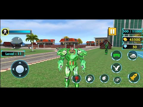 Tank Robot Games - Police Eagle Robot Car Game - Android Gameplay Part 5