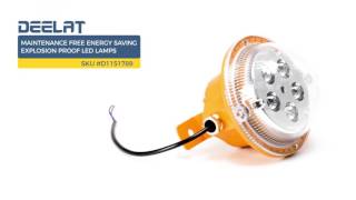 Maintenance Free Energy Saving Explosion Proof LED Lamps - 7W 150 x 170 x 140 mm