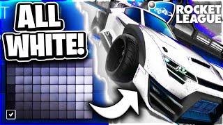 HOW I GOT THE *ALL WHITE* CAR IN ROCKET LEAGUE! [2023]
