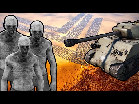 20,000,000 ZOMBIES vs 6,000 SHERMAN TANKS | UEBS 2