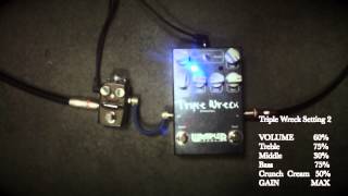 Metal pedal～～ HOTONE WHIP VS WAMPLER Triple Wreck！