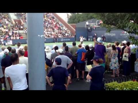 Court 11: Taylor Townsend vs Chanel Simmonds;  Court 12: Pennetta practices next door