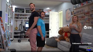 Mizkif invites an average height man to his house