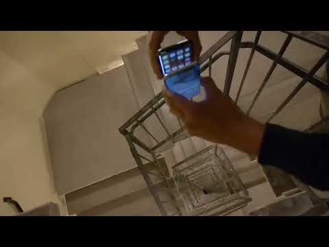 Dropping Samsung Galaxy S20 vs iPhone 11 Pro Down Spiral Staircase - 1048576 Seconds 200 Seconds