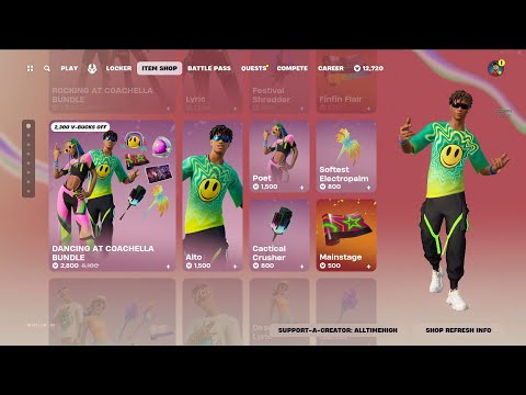Old Coachella Skins Are Back!!! 4-19-2024 Fortnite Item Shop