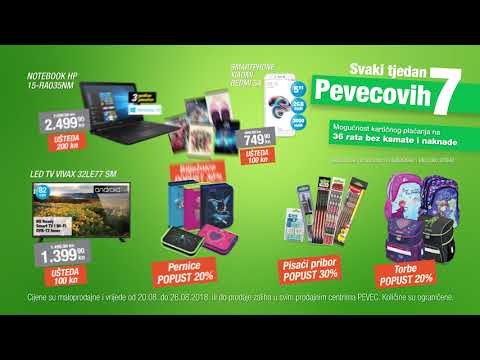 Svaki tjedan Pevecovih 7 - ponuda vrijedi od 20.8. do 26.8.2018.