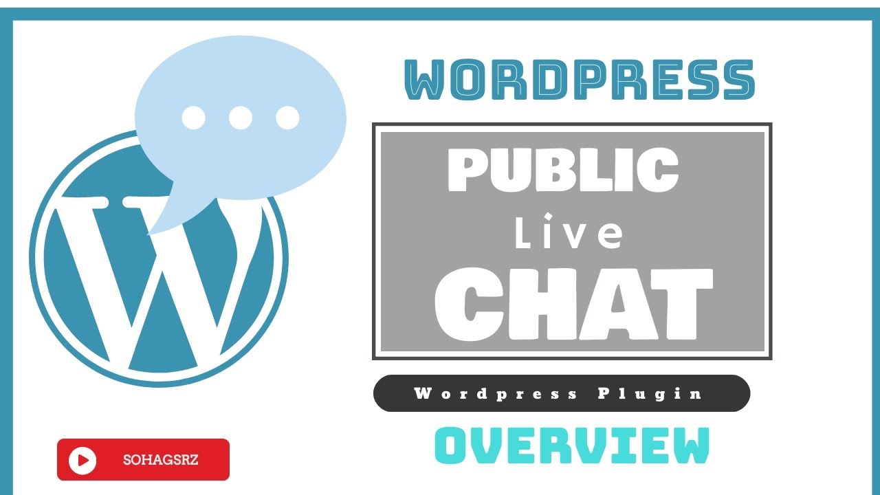 WordPress Dashboard Public Live Chat Plugin | Plugin Overview 