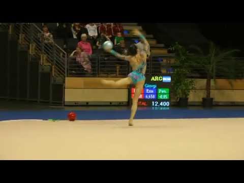 Berlin Masters 2015: Mehrkampf Ball - Sara Staykova (BUL)