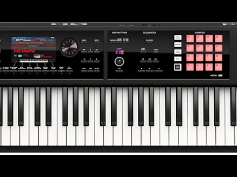 ROLAND FA 06 07 08 - Captação Ambiente - Teclado Workstation Sintetizador