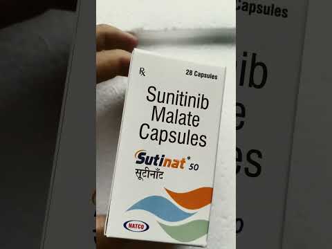 Sunitinib Malate 50mg Capsules Sutinat 50mg Capsule