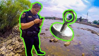 Magnet Fishing GONE WRONG *Police Involved*