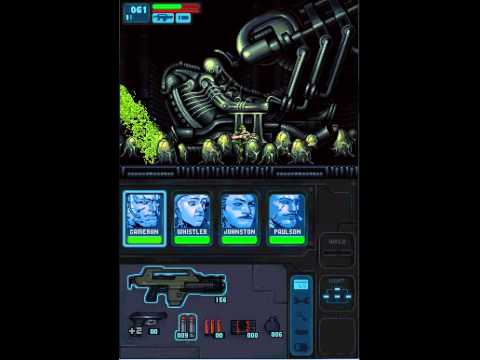 Aliens: Infestation DS stage 2 boss fight