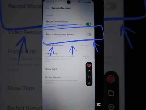 how to enable screen recording microphone| screen recording mic problem #shortvideo #tech