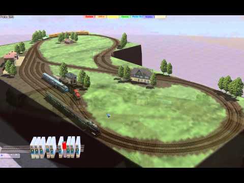 EEP-X Tutorial 76 - A Real Model Railway Plan Simulated in EEP
