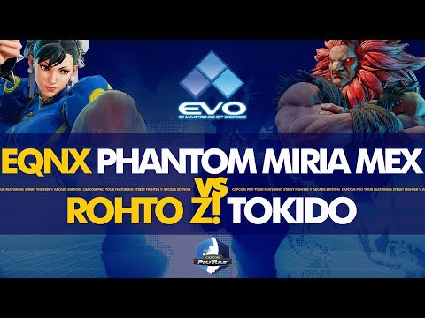 EQNX Phantom Miria Mex (Chun-Li) VS ROHTO Z! Tokido (Akuma) - EVO 2019 Pools - CPT 2019
