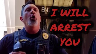 Frauditor NEARLY gets cuffs put on!