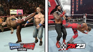 WWE Smackdown vs Raw 2010 Vs WWE 2K23 !!! (Epic Fi