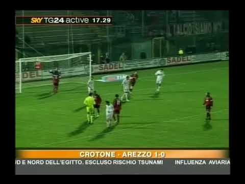 Crotone-Arezzo 1-0 Serie B 05-06 22' Giornata