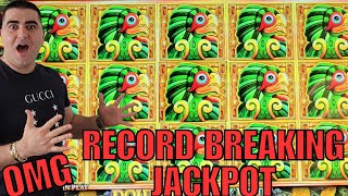 RECORD BREAKING JACKPOT On Double Money Link Slot Video Video