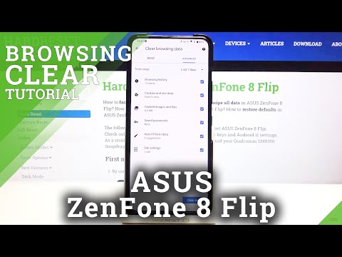 How to Clear Browsing Data in ASUS ZenFone 8 Flip – Erase Browser History