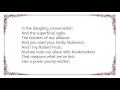 Joan Baez - The Dangling Conversation Lyrics