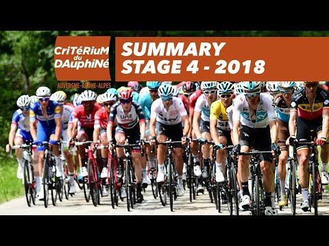 Summary - Stage 4 (Chazey-sur-Ain / Lans-en-Vercors) - Critérium du Dauphiné 2018