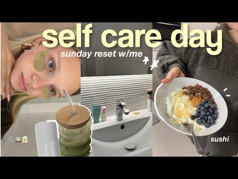 SUNDAY RESET VLOG 🌟 selfcare day, gym, cleaning, & more