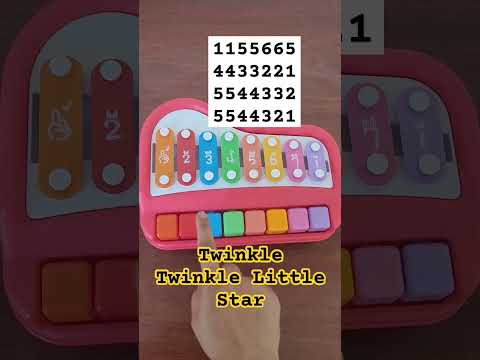 Xylophone Notes | Twinkle Twinkle Little Star #xylophonenotes #twinkletwinkle #music #nurseryrhymes