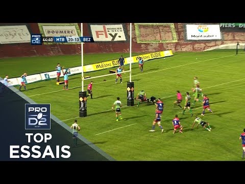 TOP Essais de la J9– PRO D2 – Saison 2017-2018
