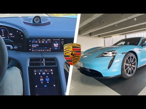 Porsche Taycan 4S: Navigation, Apple Music & Infotainment im Test | alle Funktionen