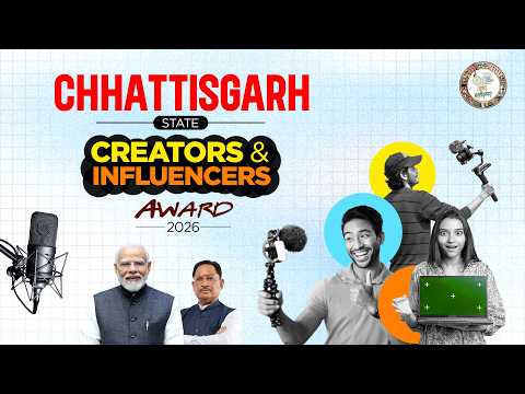 The Chhattisgarh State Creator & Influencer Awards 2026 are here  -  and registrations are open!