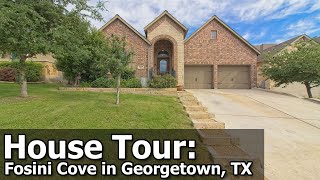 MLS House Tour: 112 Fosini Cove in Georgetown, TX - Gorgeous Home with Backyard Oasis