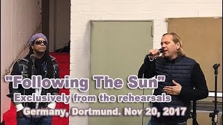 Enigma &quot;Following The Sun&quot; rehearsals of Andru Donalds &amp; Angel X before the tour
