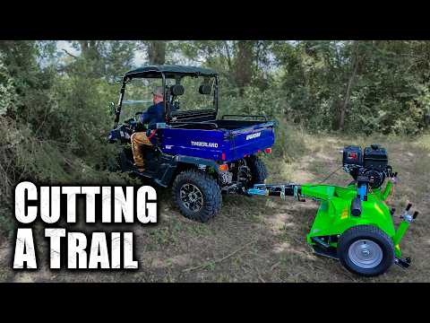 No Tractor? No Problem! Cutting a Trail with an ATV Flail Mower