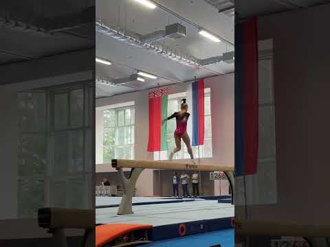 Yana Vorona balance beam final Belarusian Cup 2023