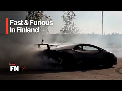 Fast and Furious in Finland: This Lambo Has 1,600 Horsepower!