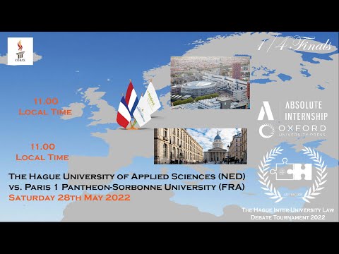 THIULDT 2022 - 1/4 Finals - The Hague University of A.S. (NED) vs. Paris 1 P.Sorbonne (FRA)