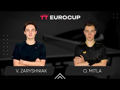 18:00 Vadym Zaryshniak - Oleksii Mitla 06.08.2025 TT Euro.Cup Ukraine Master. TABLE 4
