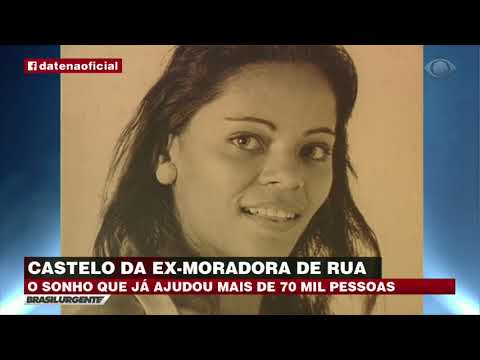 Fabio Goleio participa de Matéria no Brasil Urgente da Band - Sonho de ex-moradora de rua vira ajuda para 70 mil pessoas