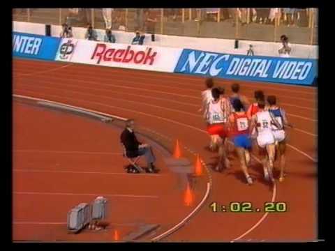 1987 European cup Men's 800m final