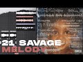 Making 21 Savage & Memphis Melody/Sample (FL Studio Silent Cookup)