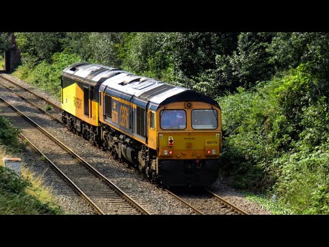 GBRf Class 60 No. 60047 rescues stricken 66776 on the 0Z70 on 12.08.20 - HD